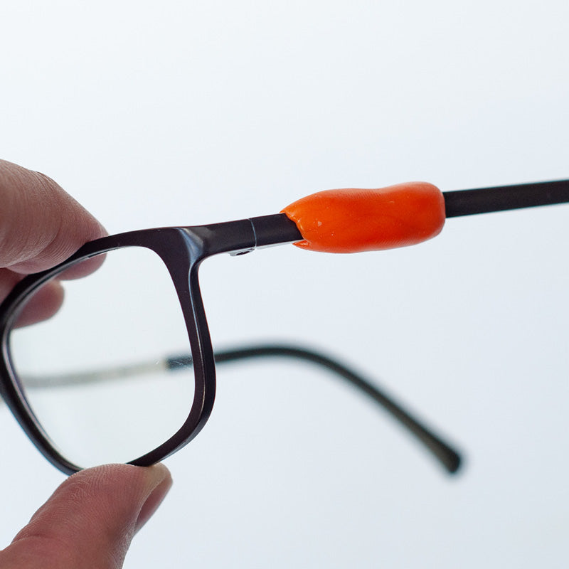 Snapped glasses arm repaired with FixIts